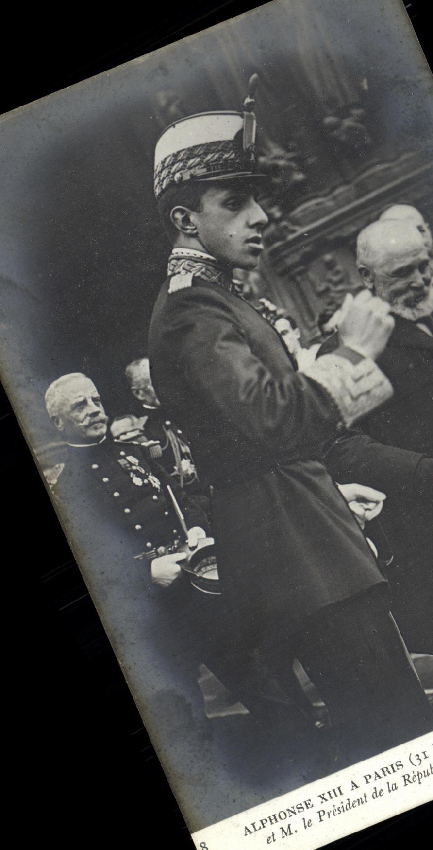 Alphonse XIII à Paris — avec M. le Président de la République — éditeur inconnu, n° de série 8