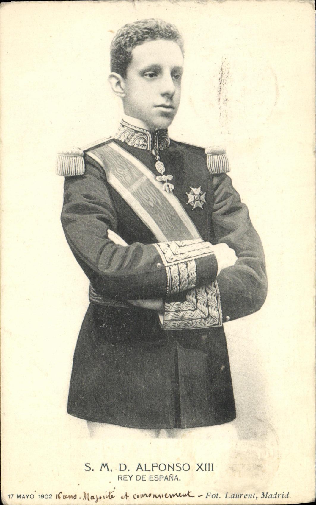 CPA Alphonse XIII Roi d Espagne
