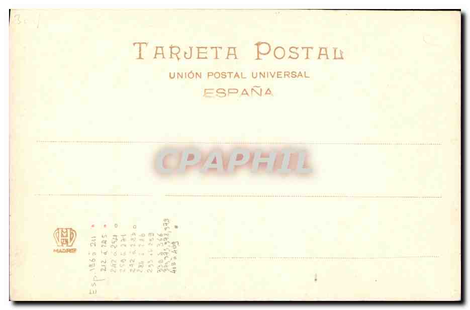 S.M. EL REY D. ALFONSO XIII — Madrid — 1888 — Hauser y Menet — Verso