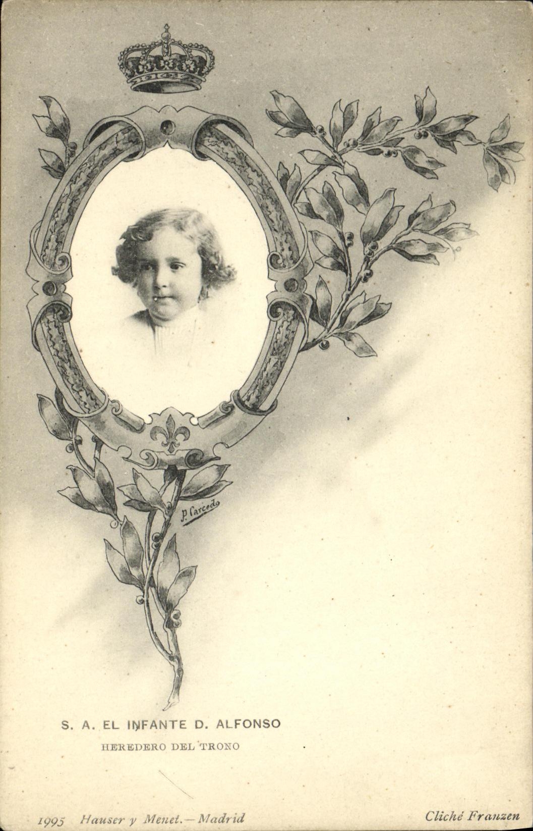 CPA SM El infante d Alfonso Espagne
