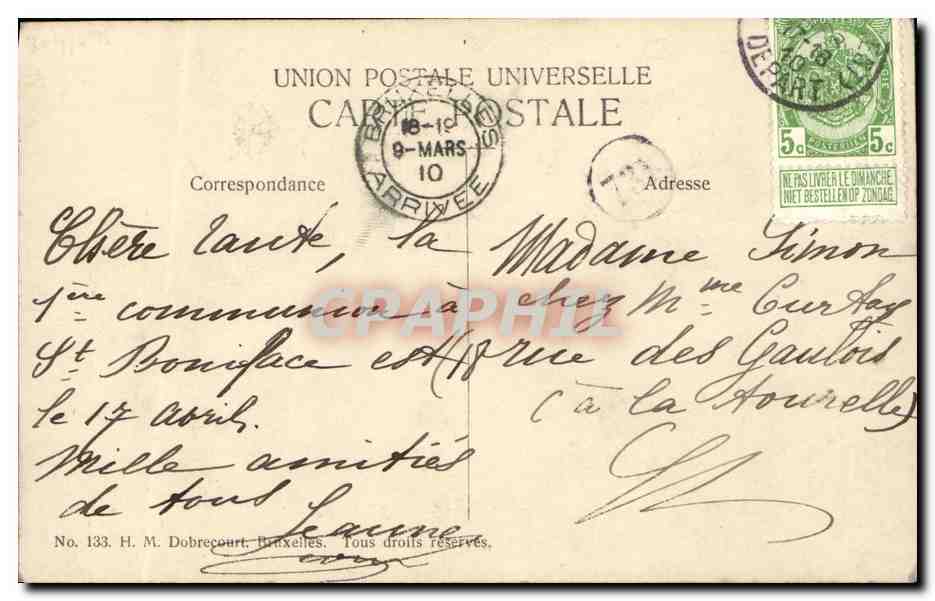 Les Princes Léopold et Charles de Belgique — Cliché Alexandre, Bruxelles — Reverso