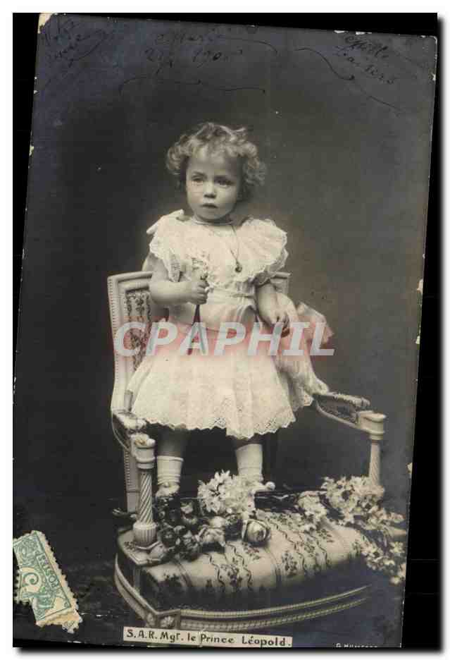 CPA SAR Mgt le prince Leopold Belgique
