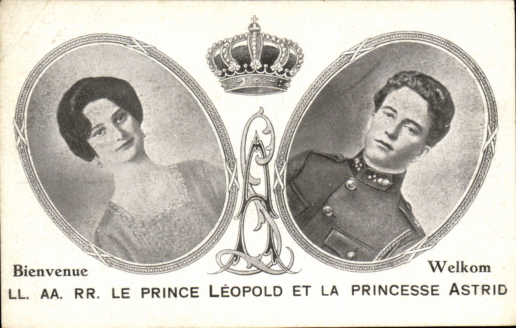 Le Prince Léopold et la Princesse Astrid — Bienvenue / Welkom — C. Douteau, Bruxelles