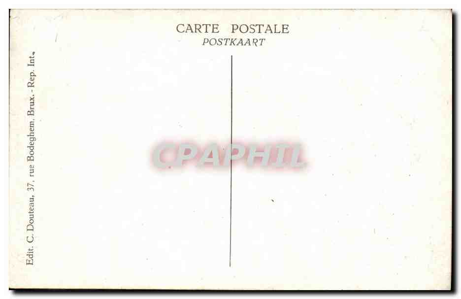 Le Prince Léopold et la Princesse Astrid — Bienvenue / Welkom — C. Douteau, Bruxelles — Verso