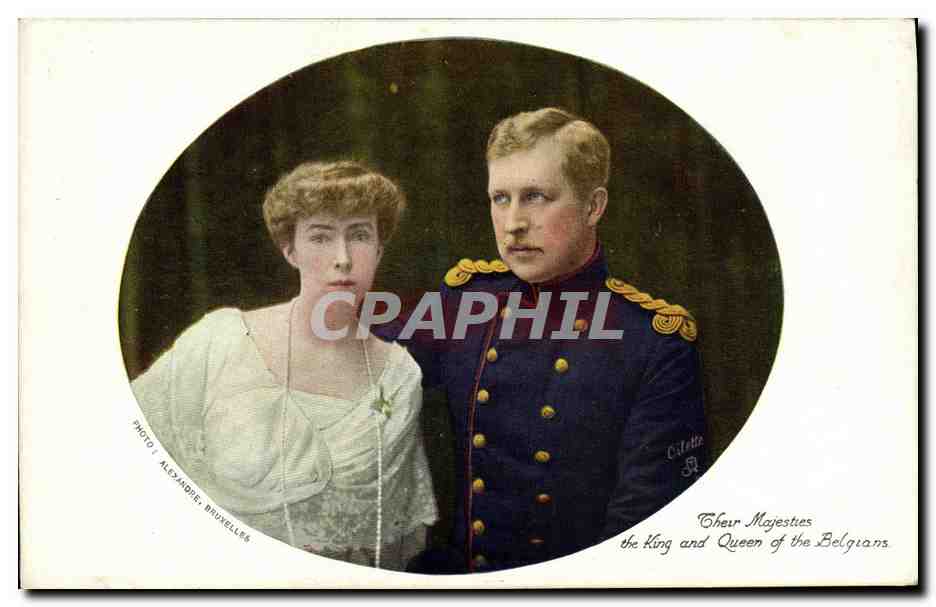 Le roi Albert et la reine Élisabeth des Belges — Photo Alexandre, Bruxelles — éditeur Tuck & Son, n° 5786