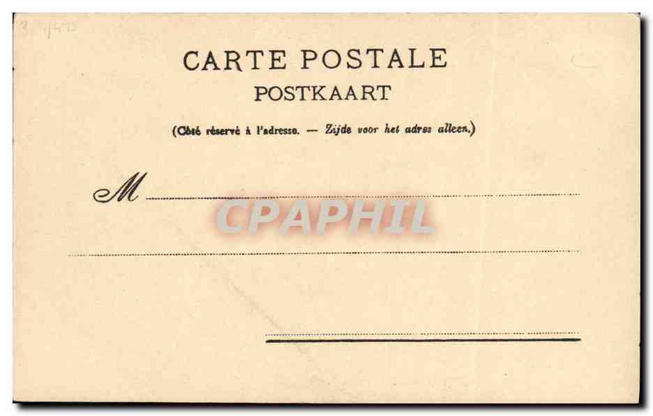 La Famille Royale — Souvenir de Bruxelles — Éditeur non identifié, n° de série non visible — Reverso