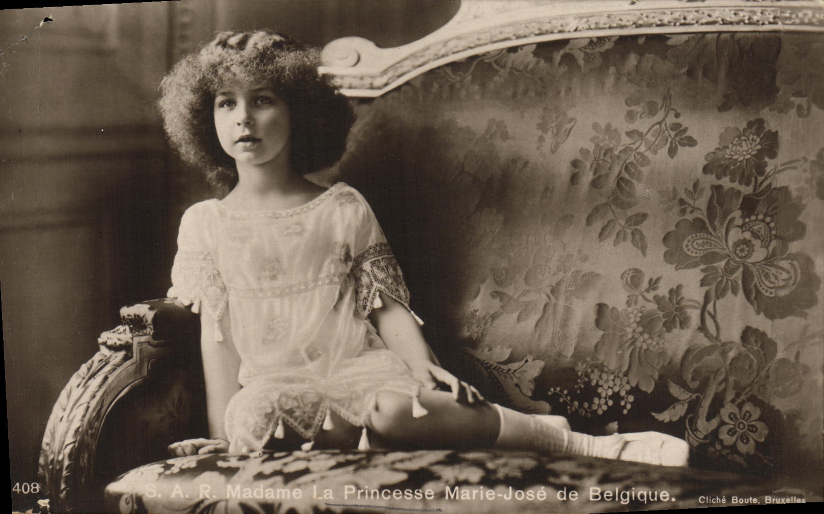 CPA SAR Madame la princesse Marie Jose de Belgiue