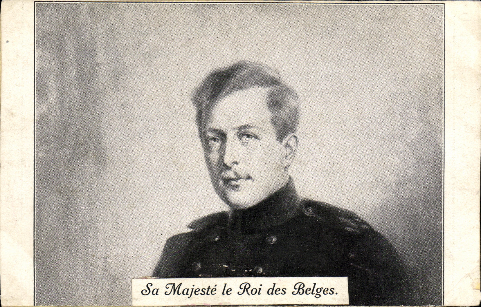 Porträt Seiner Majestät des Königs der Belgier — unbekannter Verleger, Seriennummer nicht sichtbar