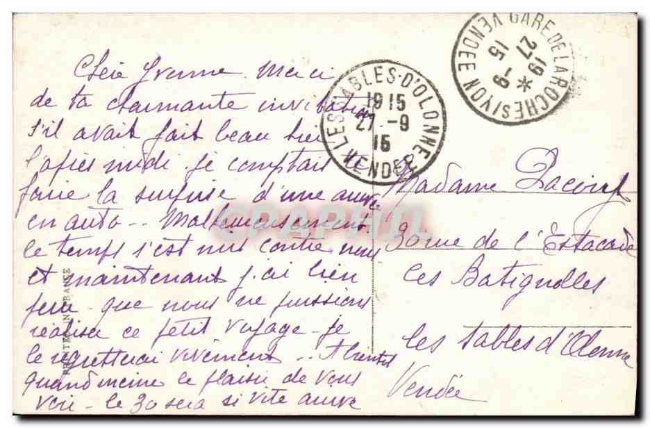 Vue aérienne de Liège — Honneur & Gloire à la ville de Liège — Albert Ier Roi de Belgique — Verso