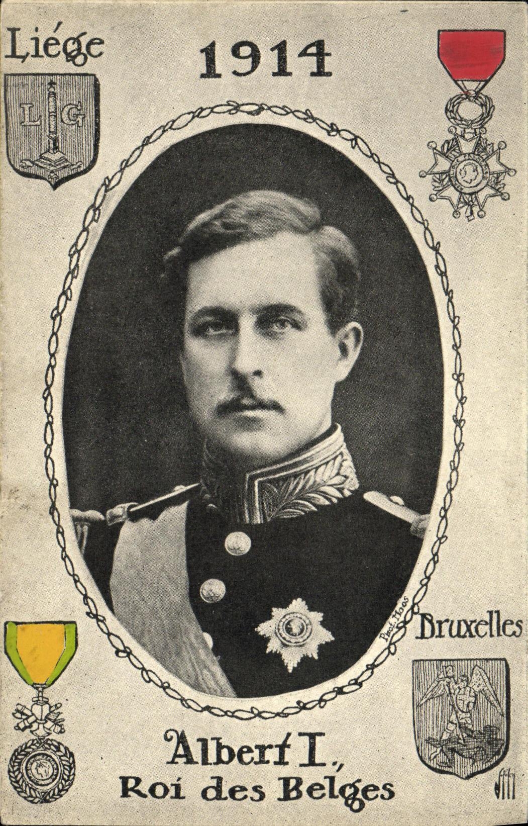 Albert Ier, Roi des Belges — 1914 — Édition Liège