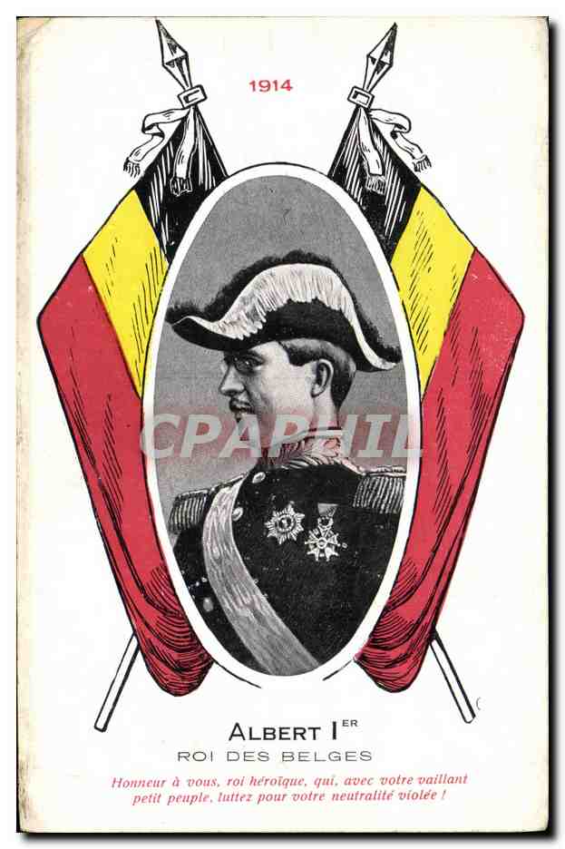 CPA Albert 1er Roi des Belges