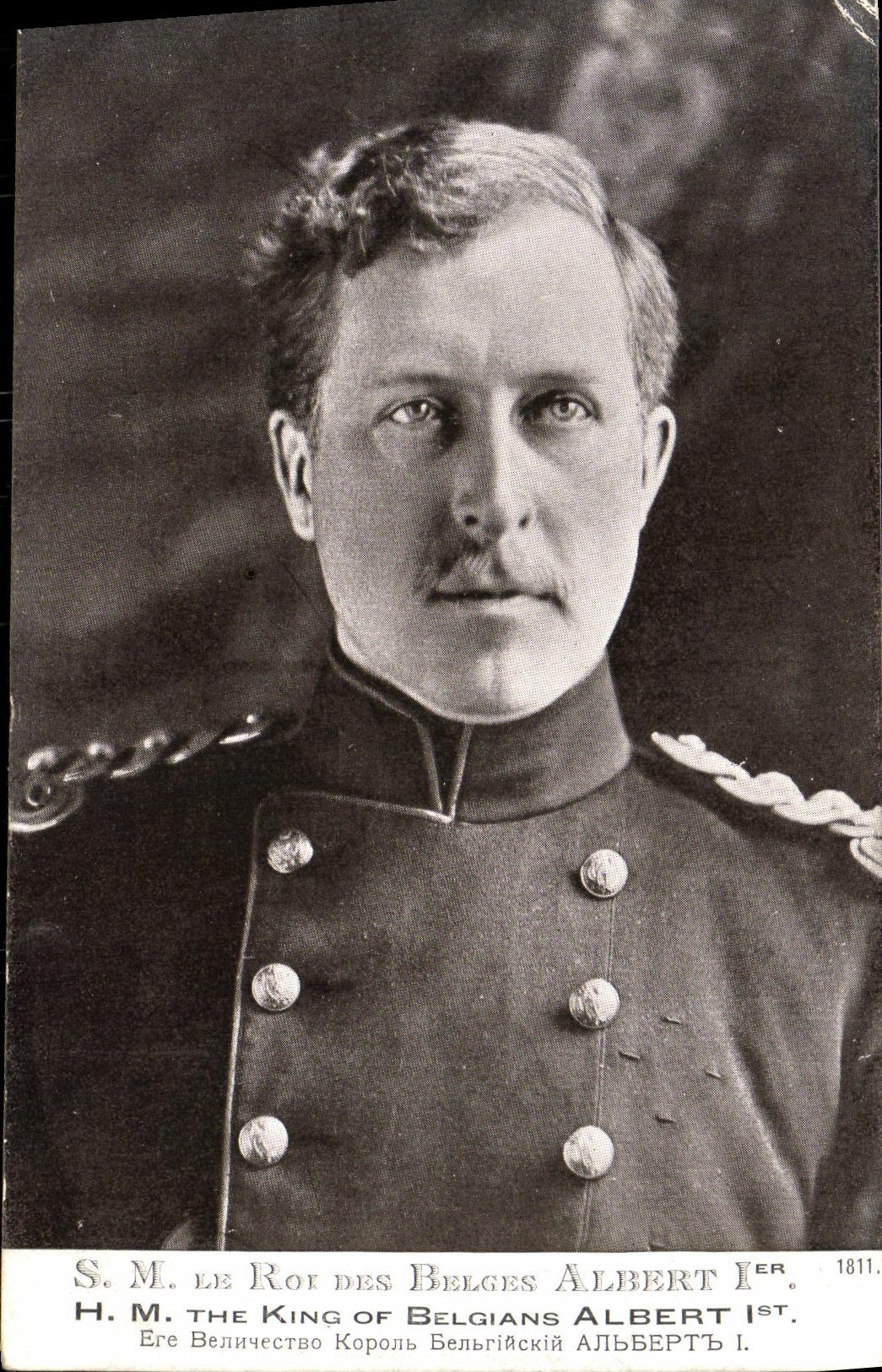 Le Roi des Belges Albert Ier — portrait militaire — Édition Patriotique, Paris, 1914