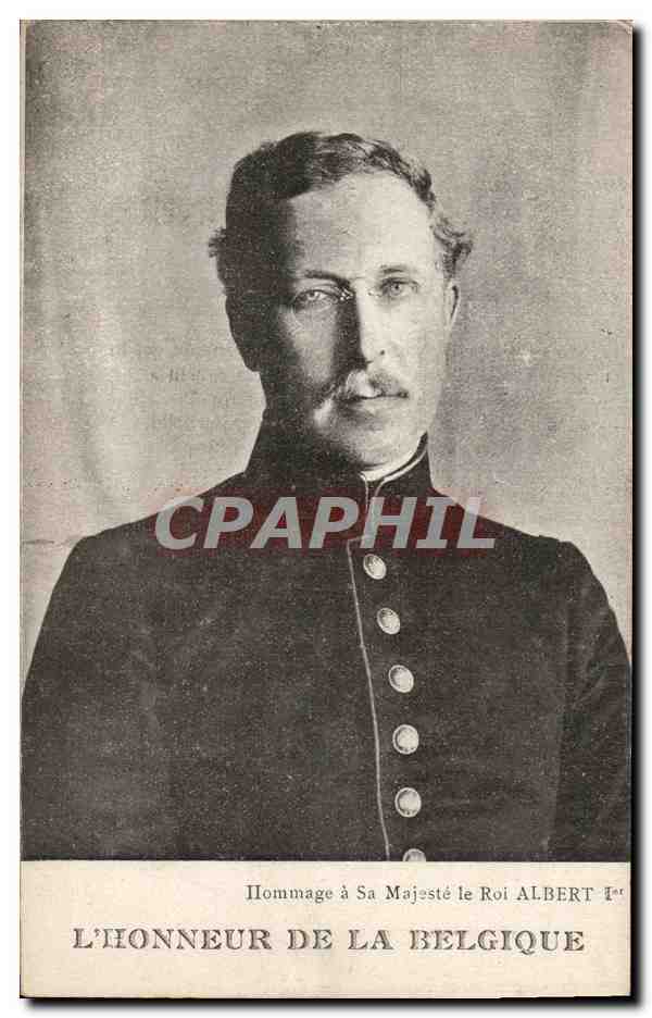 CPA Albert 1er Roi des Belges
