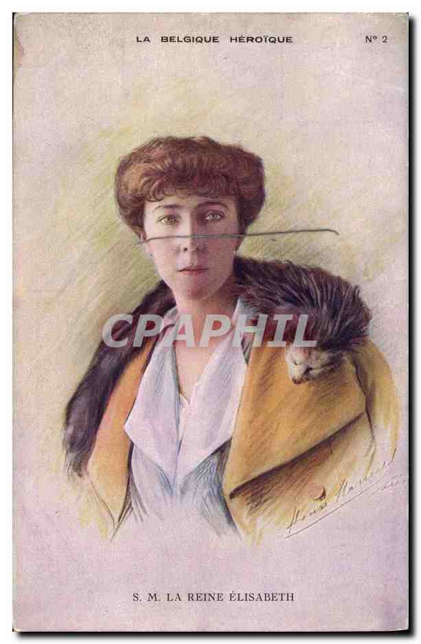 S.M. La Reine Élisabeth — La Belgique Héroïque — N° 2 — Éditeur : Henri Marchal