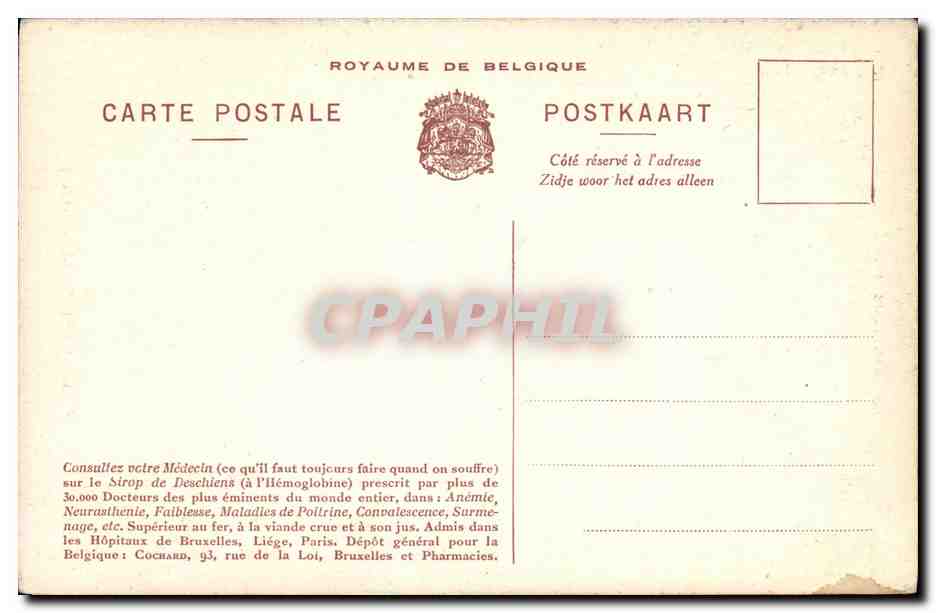 S.M. La Reine Élisabeth — La Belgique Héroïque — N° 2 — Éditeur : Henri Marchal — Verso