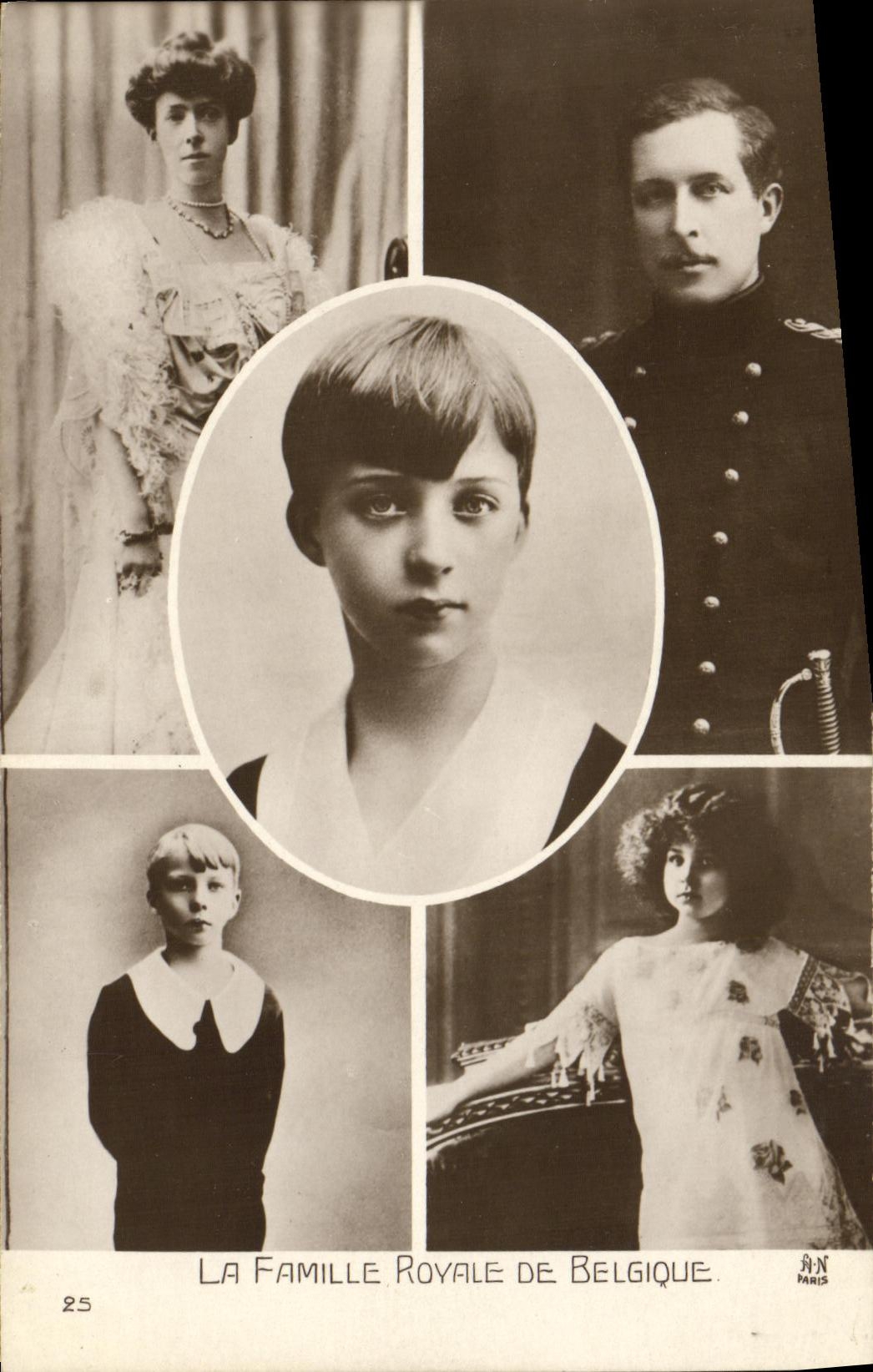 La Famille Royale de Belgique — portraits de la famille royale — A. NOYER, Paris, N° 25
