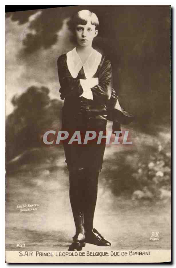S.A.R. Prince Léopold de Belgique, Duc de Brabant — Cliché Routs, Bruxelles, n°257