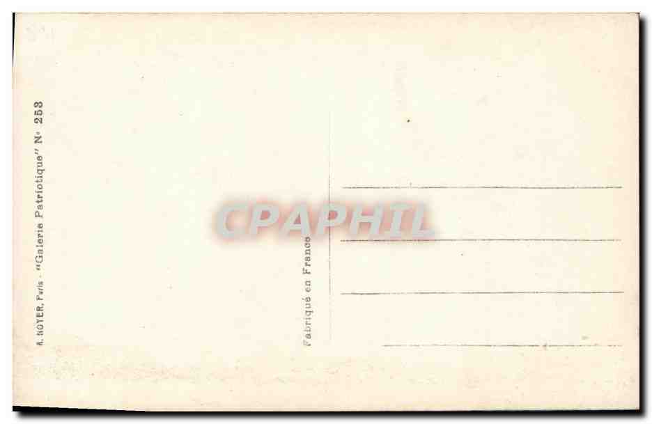 S.A.R. Princesse Marie-José de Belgique — Cliché Boute, Bruxelles, N° 253 — Verso