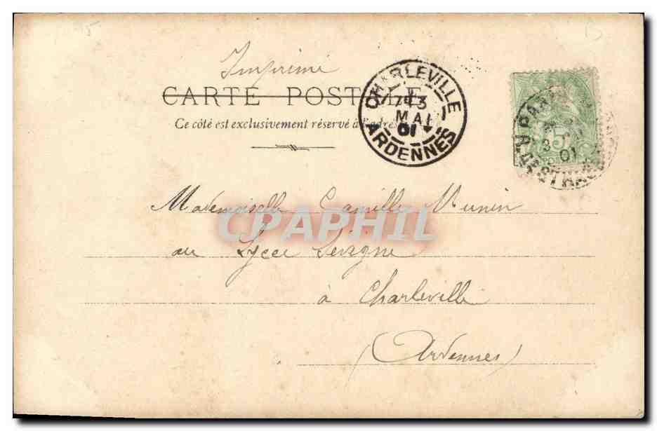 Guillaume II, Empereur d'Allemagne — S.I.P. Paris, Série N°16 — Verso