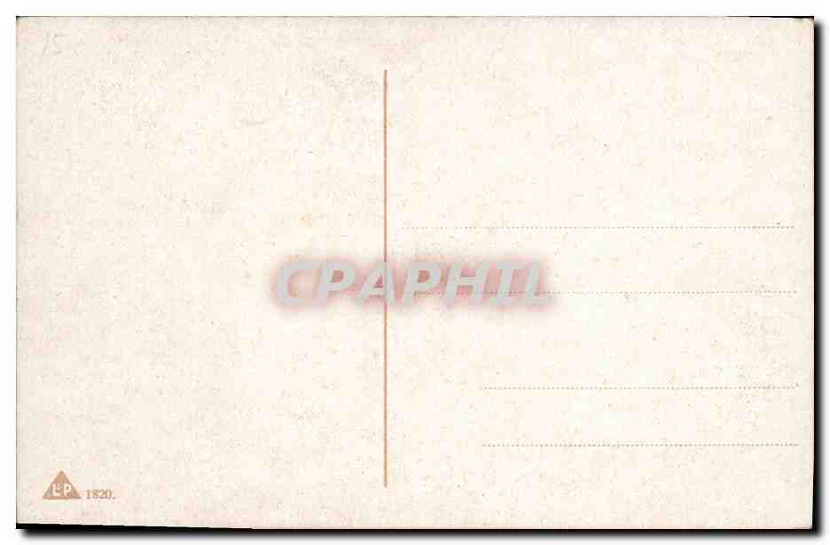Portrait d'un officier — éditeur CPAPHIL n° 1820 — Verso