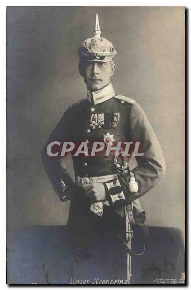 Unser Kronprinz — portrait officiel — E. BIEDER HUFGEOGRAPH