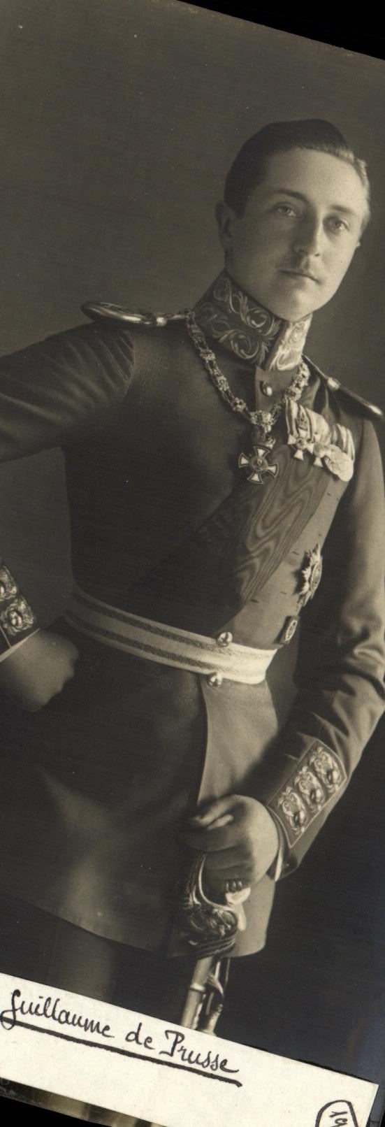 Guillaume de Prusse — portrait en uniforme — éditeur inconnu
