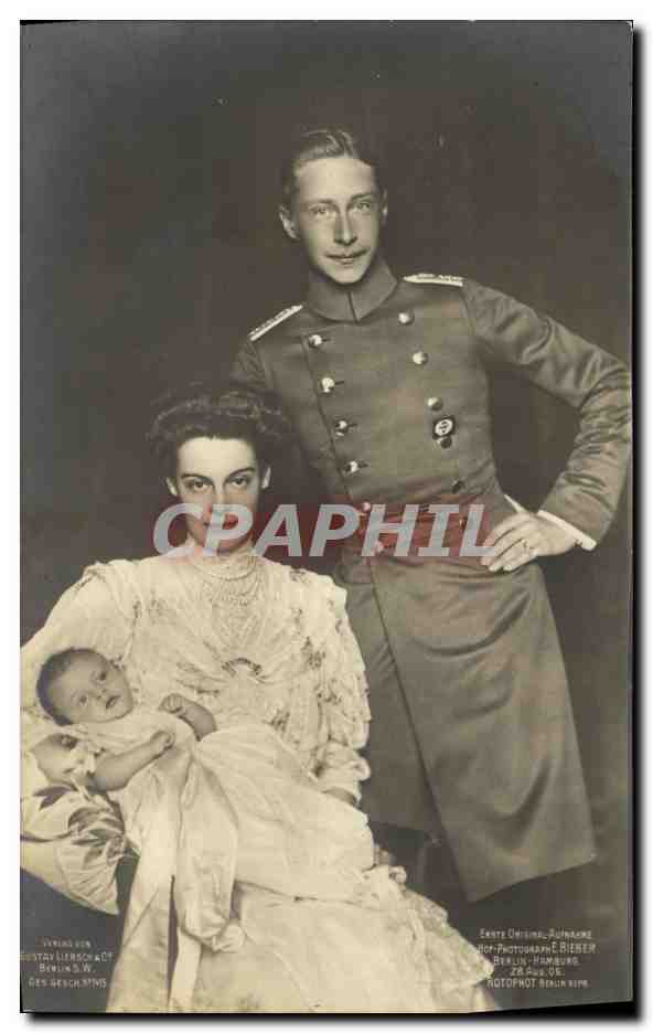 Famille royale — portrait en studio — Photographe Gustav Liersch & Cie, Berlin