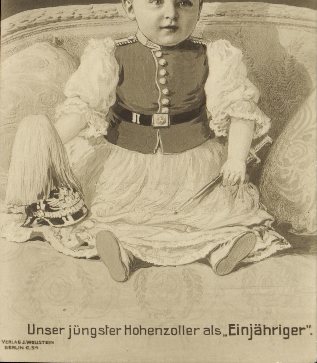 Enfant Hohenzoller — 'Einjähriger' — Verlag J. Wollstein, Berlin C.54
