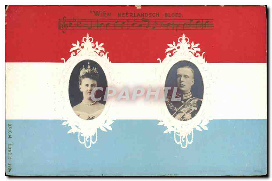 CPA Famille royale Pays Bas