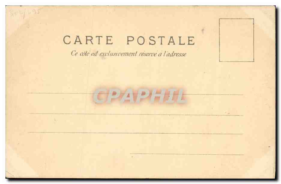 La Princesse Jolie-Mine, Reine de Hollande — Musée des Souverains. N° XI. — M.F.C. déposé PARIS — Verso