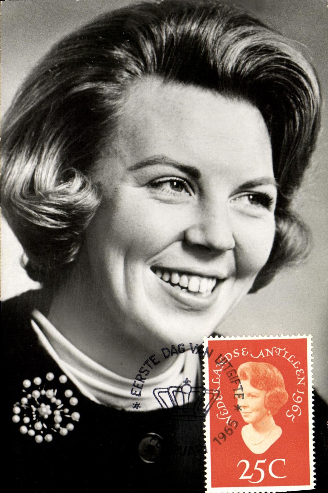Princesse Beatrix — première journée d'émission — Eddy Posthuma de Boer - Anverso
