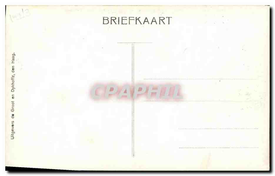Prins Hendrik — Z.K.H. Prins Hendrik — éditeur EBNER, La Haye — Verso