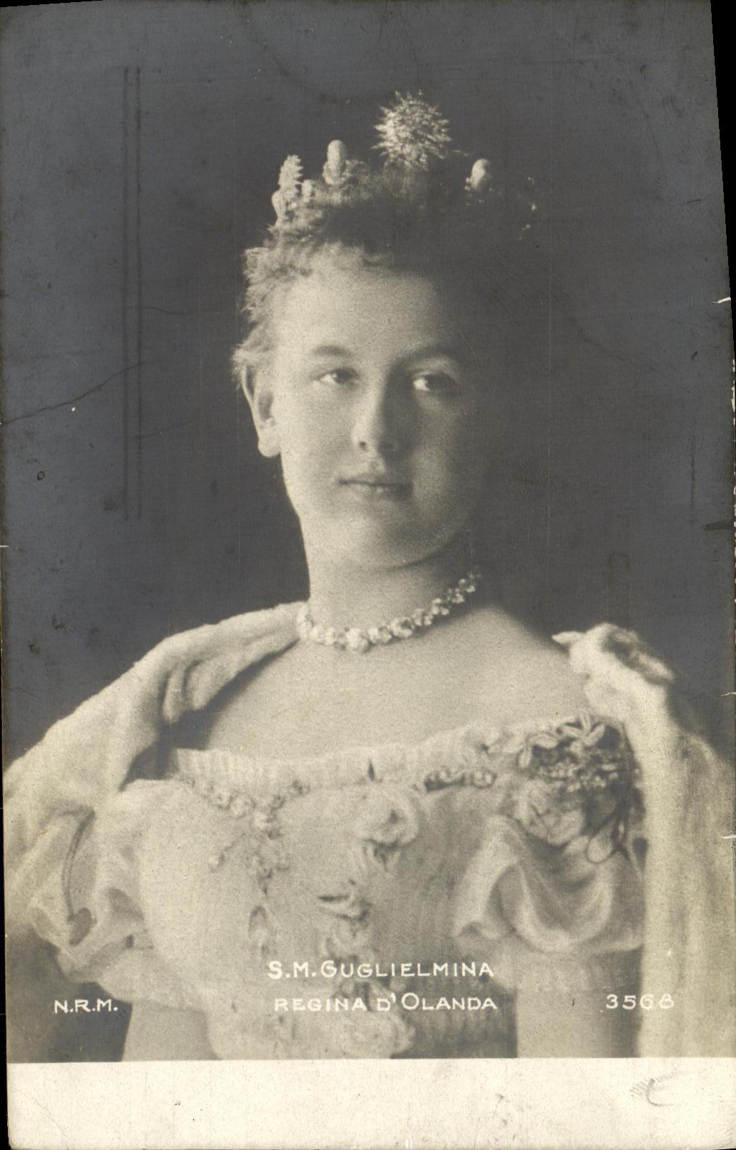 S.M. Guglielmina, Königin der Niederlande — N.R.M. 3568