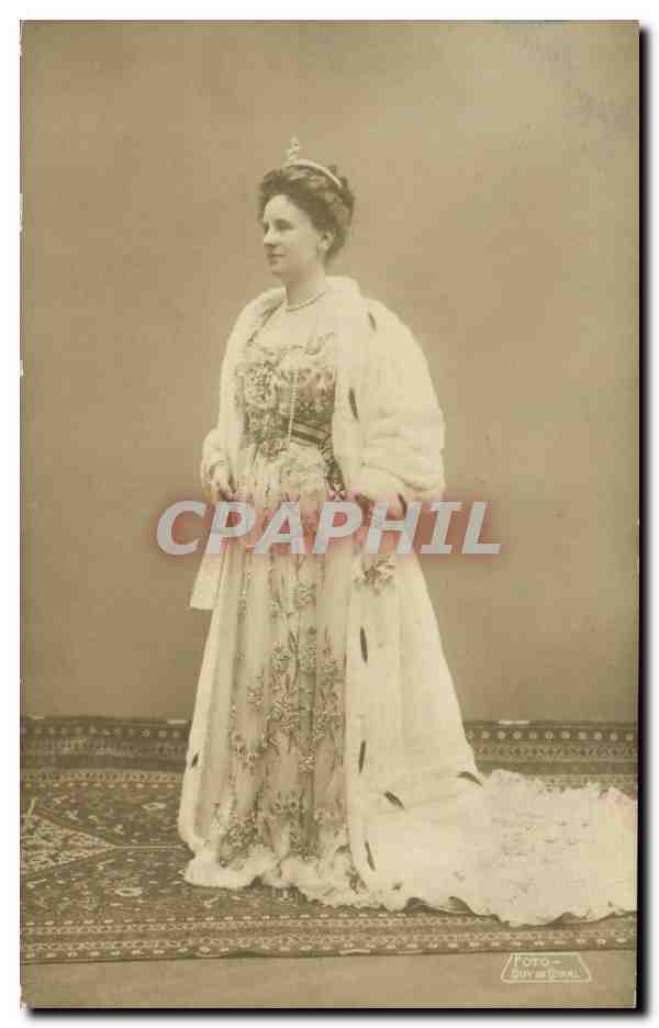 Reine Alexandra de Russie — portrait en robe de cour — éditeur Foto-Buy-Medial