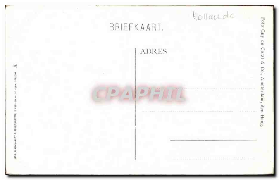 Koningin Wilhelmina met Prinses Juliana — Photo Guy de Coral & Co., Amsterdam, den Haag — Verso