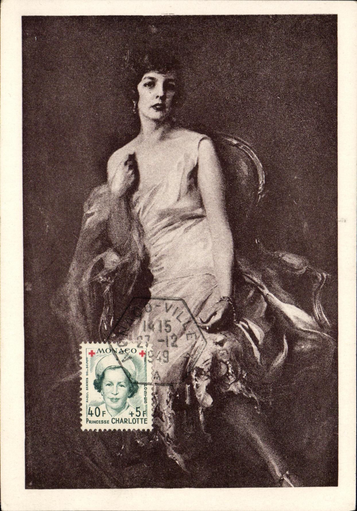 Princesse Charlotte de Monaco — 1er jour d'émission — Photo Braun & Cie