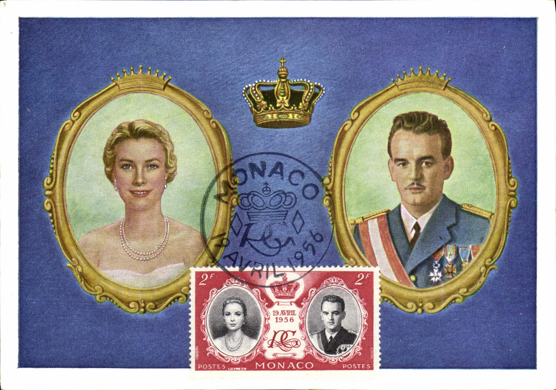 Princesse Grace et Prince Rainier III — mariage — Éditions Bourgogne