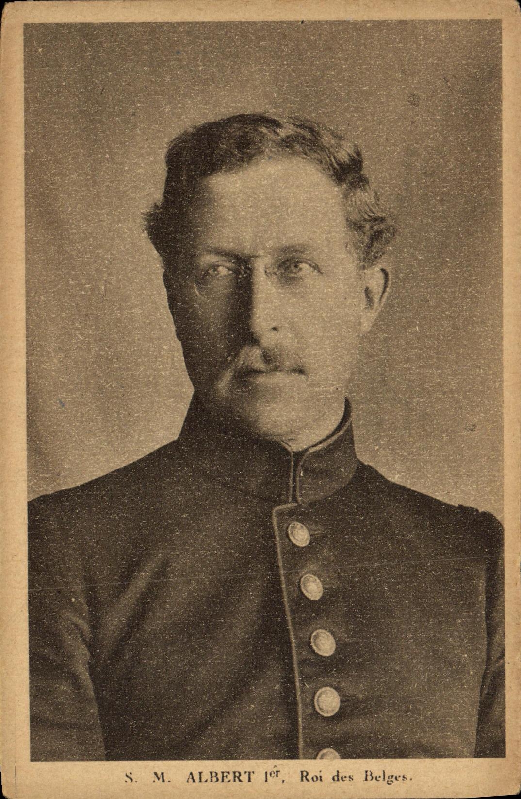 S.M. Albert Ier, Roi des Belges — Portrait par Manuel — Éditeur P. J. GALLAIS & C°, Paris, n° 333