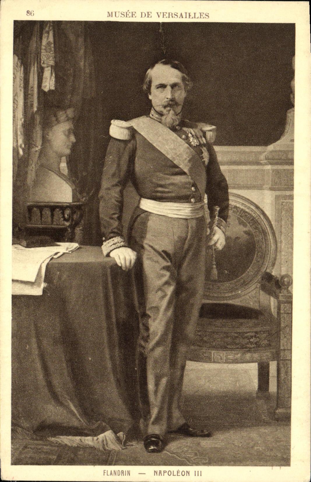 CPA Musee de Versailles Flandrin Napoleon III