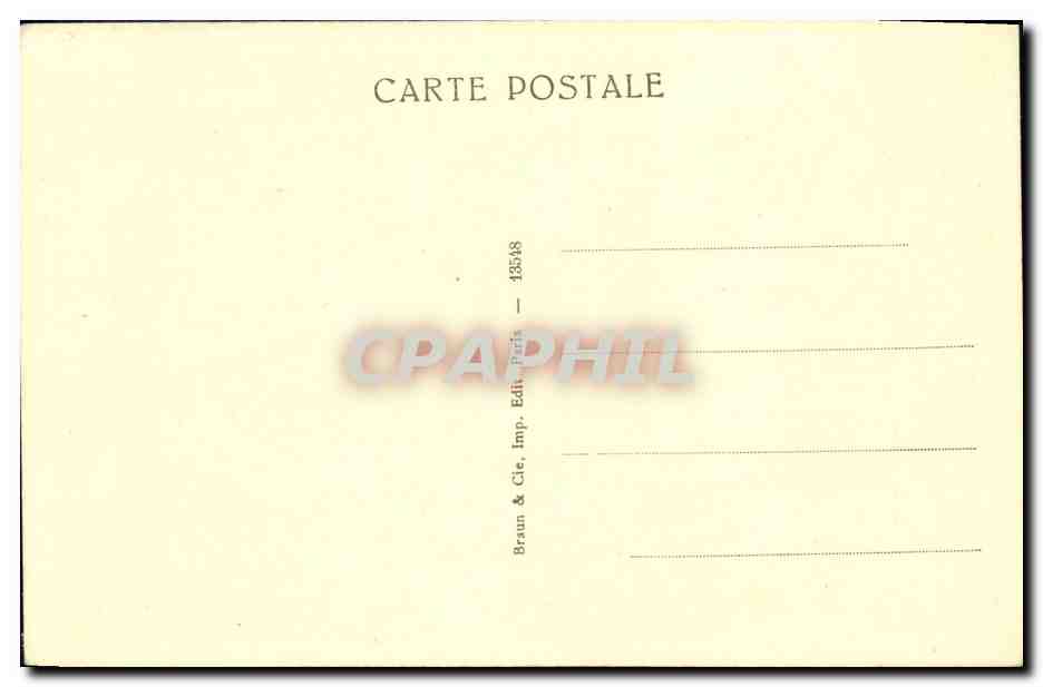 CPA Musee de Versailles Flandrin Napoleon III — Rückseite