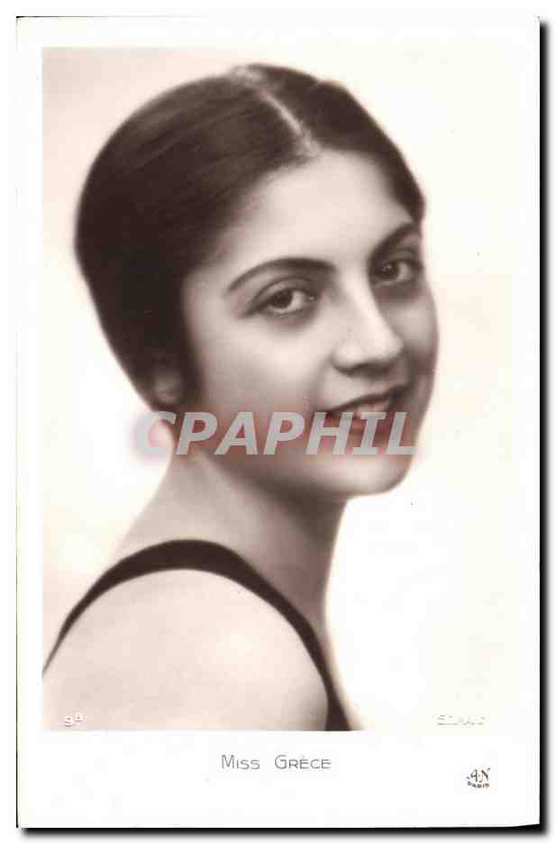 CPA Fantaisie Femme Miss Grece