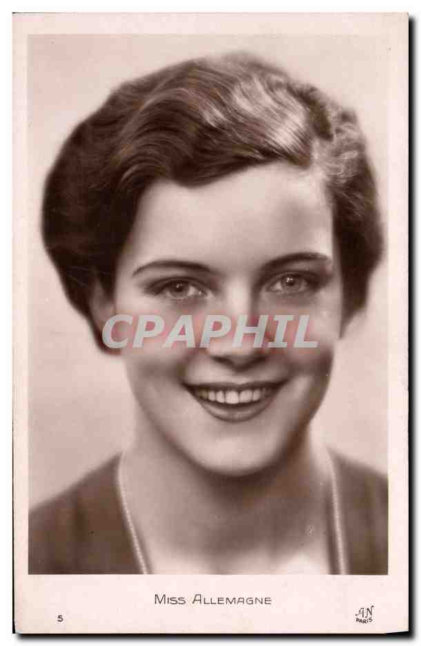CPA Fantaisie Femme Miss Allemagne