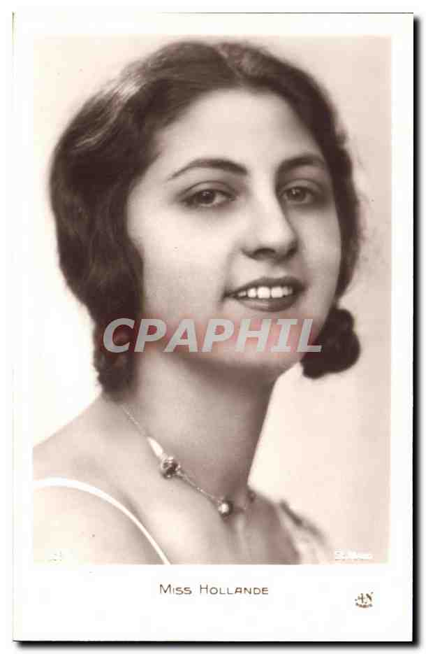 CPA Fantaisie Femme Miss Hollande