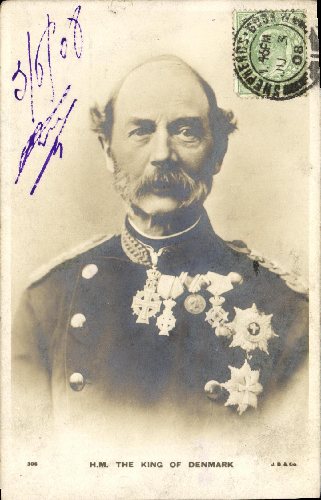 H.M. The King of Denmark — J.B. & Co. n°306