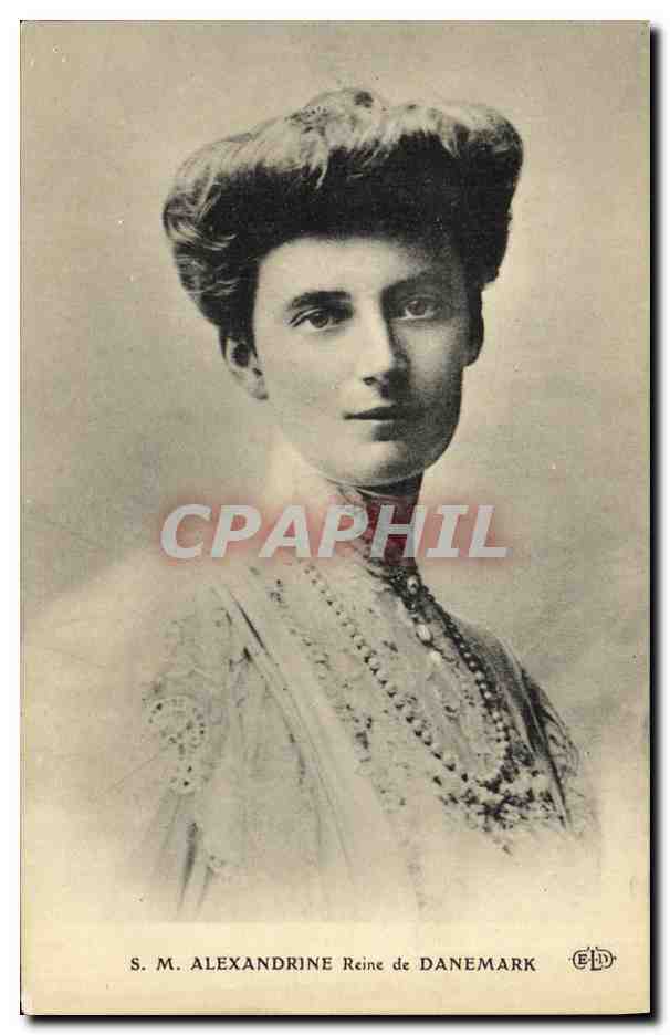 S.M. Alexandrine Reine de Danemark — portrait — ELD