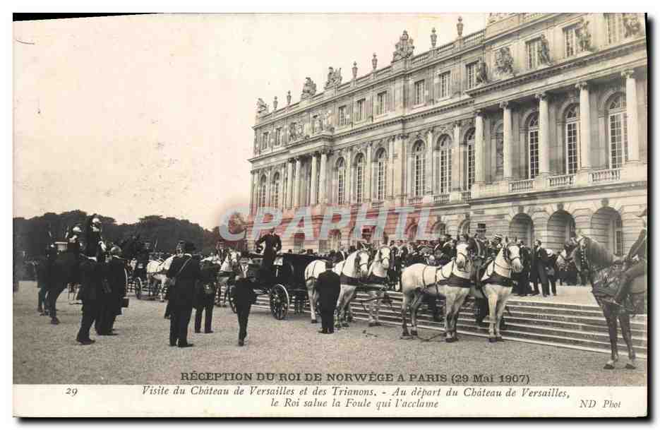 Réception du Roi de Norvège à Paris — 29 Mai 1907 — ND Phot