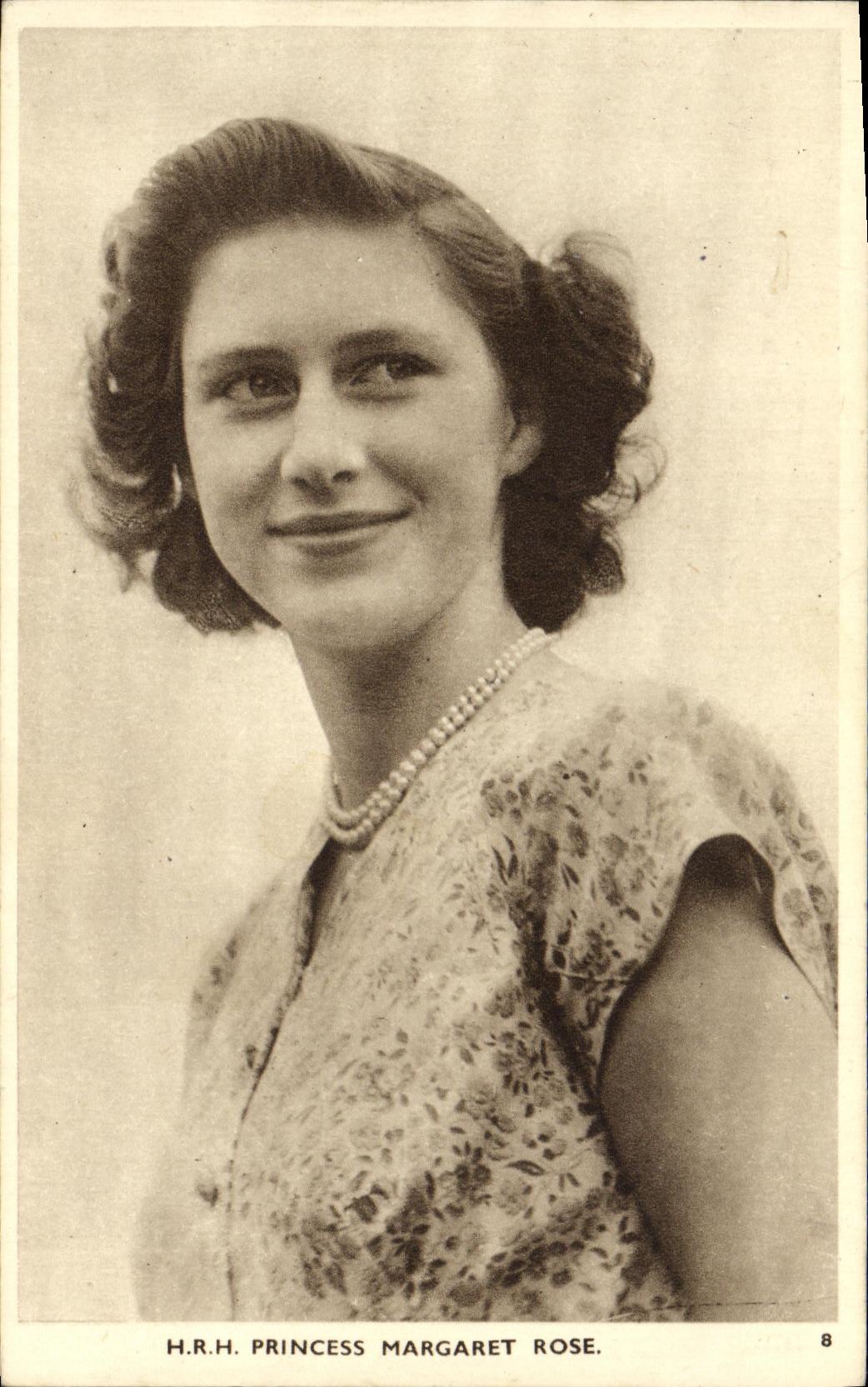 H.R.H. Princess Margaret Rose — portrait — Photocrom Co. Ltd., London & Tunbridge Wells, n°8