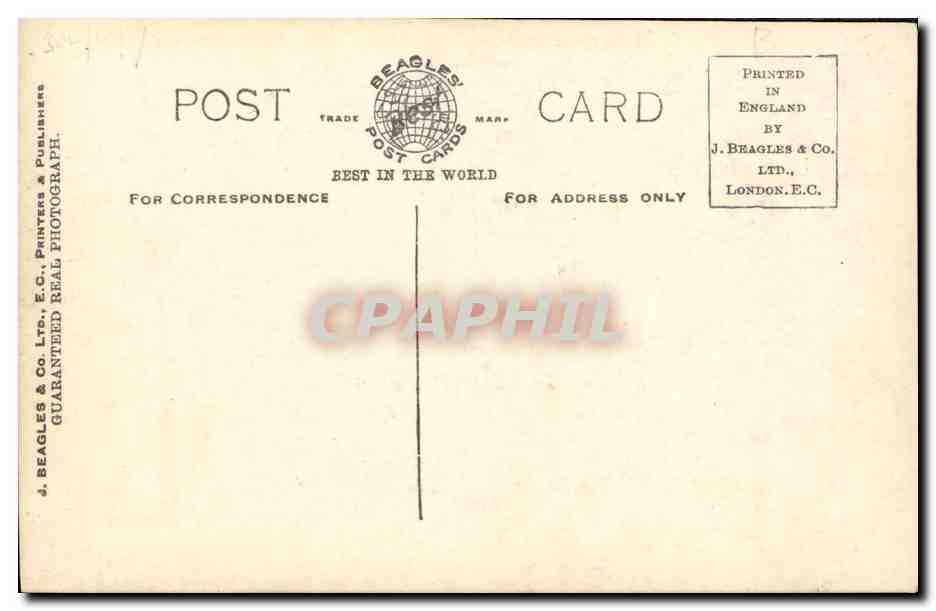 CPA Queen Victoria memorial london  — Back