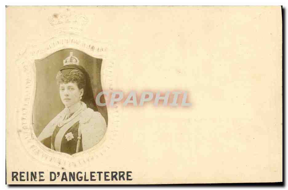 Reine d'Angleterre — portrait en buste — éditeur inconnu, n° de série non visible - Recto