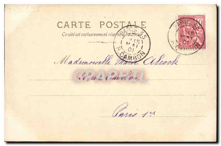 Édouard VII, roi d'Angleterre — 28e série N°3 — S.I.P. Paris — Reverso